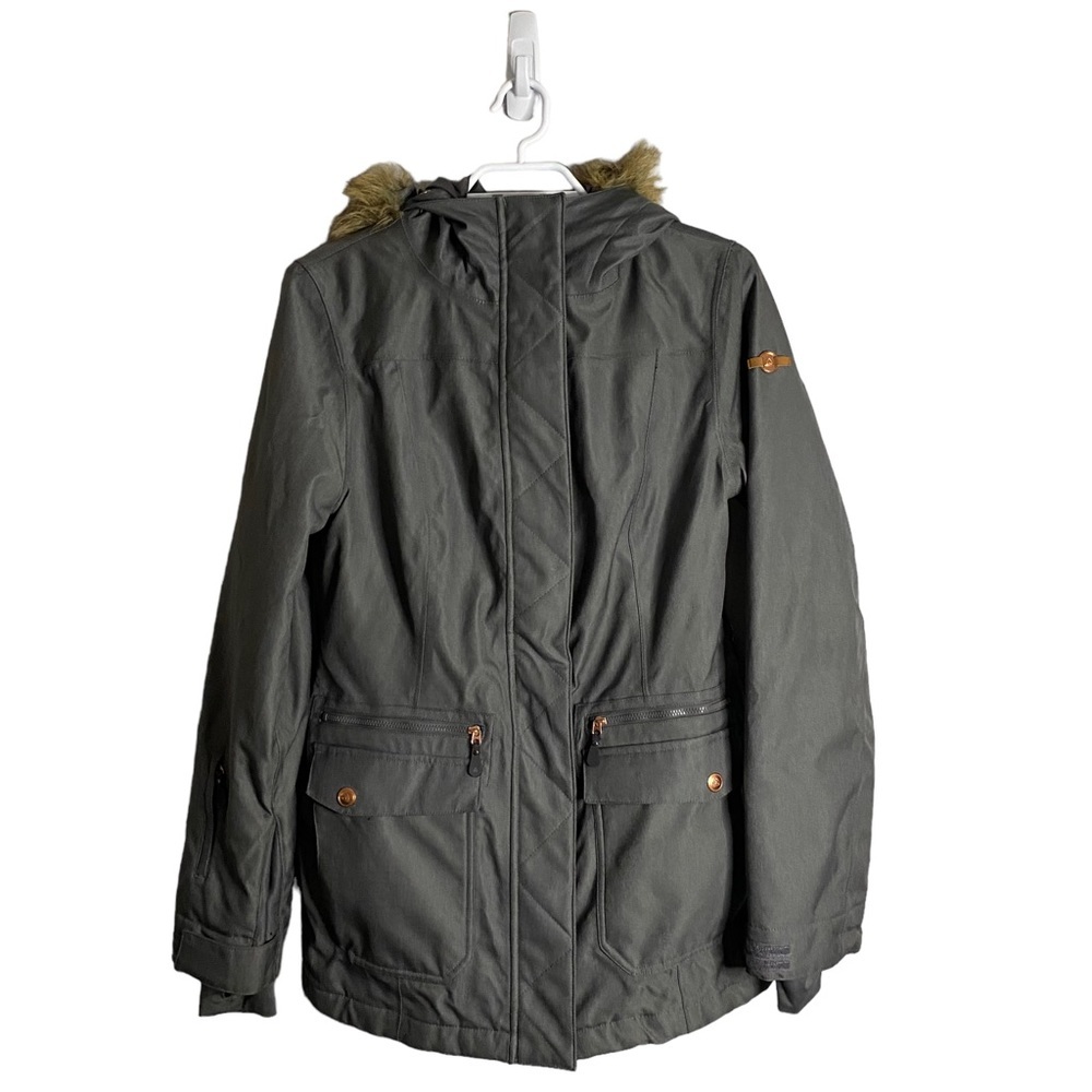 FireFly Women's AquaMax Elite Brigid Winter Faux Fur Hooded Snow Jacket